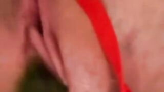 Jen fucks small pussy close-up