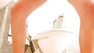 Moroccan amateur couple fucking in the toilet, virgin girl pawg, pov, Muslim Arab from Morocco