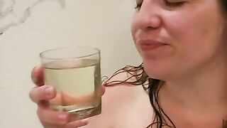 Party Girl Drinks Piss Like A Good Slut