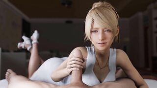 3D Compilation: Lunafreya Blowjob Dick Ride Fucked From Behiind Final Fantasy XV Uncensored Hentai