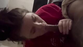 Snow bunny sucking BBC