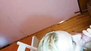 Sloppy Blowjob Cumshots In Mouth From Polish Blonde She Swallows Cum - Messy Blowjobs And Cum Swallowing Compilation