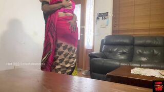 Indian Couple Sensual and Romantic Sex in Saree