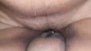 Honcho BBC cums after pounding  slippery wet pussy