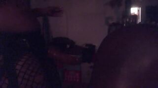 Ebony goddess pegging bf while squirting