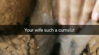 My Wife become a Cum Addicted Whore and Cumslut for Breeding [cuckold. Snapchat]