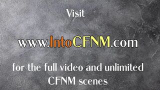 CFNM group MILFS and babe femdoms jerk and suck cock