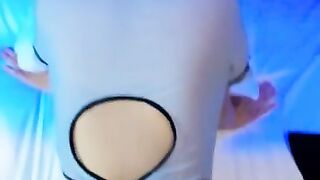 【素人・コスプレ】スマホ動画　巨乳女子大生　バック