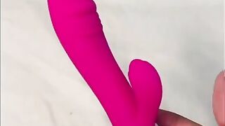 perfect small tits full of slime???? I cum with my new toy