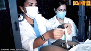 Medical Sounding CBT in Chastity by 2 Asian Nurses