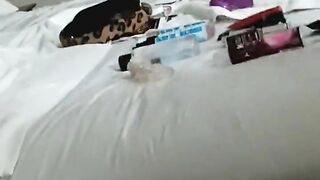 Hotel room blowjob and sex with cleanjean