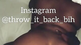 Slow motion fat booty ebony backshots