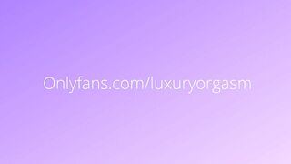 Masturbating her wet pussy and jerking off her big dick - LuxuryOrgasm