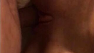 Close up Fuck her throat and fucked cumshot twice