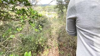 Fucked in the forest, a girl with a delicious ass, I cum inside her