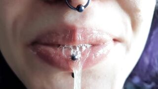 ASMR SALIVA ???? DROOL ???? АСМР ТЕКУТ СЛЮНКИ