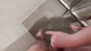 Girlfriend giving me a handjob in morning shower ????????????