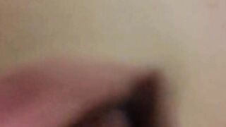 Homemade masturbation and passionate orgasm close up