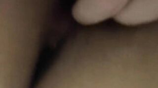 Homemade masturbation and passionate orgasm close up