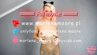 Sexy girl in a cat costume dancing and fucking her ass. Full movie on my Onlyfans Marlene Moore