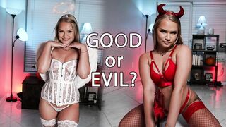 SEX SELECTOR - Harley King As The Devil Temptress Or Angel Slut: Which One Will You Select?