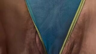 Hot Panty Tease Spreading Hairy Pussy Wide Open Sexy American Milf Porn