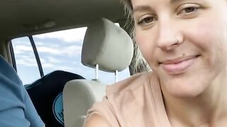 Fun Flirty Handjob Driving Through the Country - Kate Marley