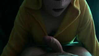 sexy pikachu makes a passionate deep blowjob