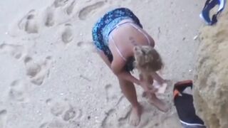 Husband Films his Sexy Wife Cheating with Lucky Stranger on Vacation