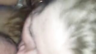 Ol girl sucking my cock and licking my ass.