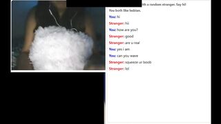 Omegle - 19yo demonstrates best knockers