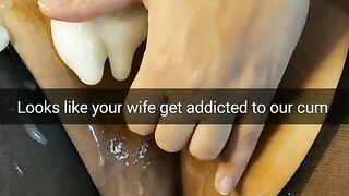 Looks like my Wife get Addicted and get Pregnant by others Man Cum! [cuckold. Snapchat]