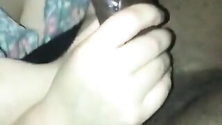 My sex toy sucking me off