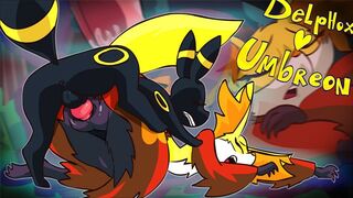 Umbreon X Delphox! Pokemon Hentai