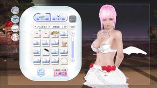 Dead or Alive Xtreme Venus Vacation Fiona Valentine's Day Pose Cards Fanservice Appreciation