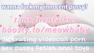 a real hentai babygirl. lets videocall? t.me/hentaicoo