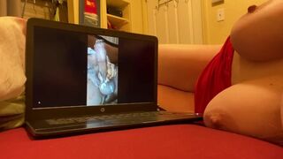 CREAMY GINGER masturbates and talks dirty to BBC porn