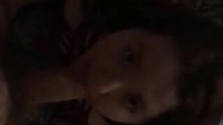 Alt hip girl gets face fucked and he cums on her tits