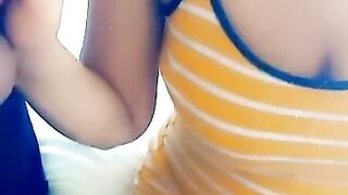 FRANCE yellow bone YELLOW DRESS french girl BLOW JOB SUCKING DICK BBC