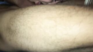 Sexdate with a Fan. Quick cumshot in my pussy. Hubby recording