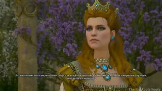 Queen Anna Henrietta Ride on Geralt,s dick for saving her stepsister Syanna Witcher 3