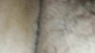 my cuckold takes his turn for creampie my pussy after my lover