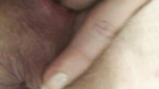 Wet pussy cums masturbating