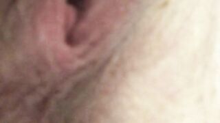 Wet pussy cums masturbating