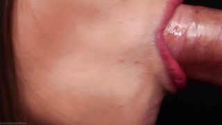 CLOSE UP: Let Me SUCK YOU and Give YOU BEST Gentle BLOWJOB? I Swallow Your CUM!