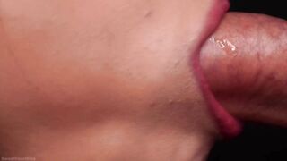 CLOSE UP: Let Me SUCK YOU and Give YOU BEST Gentle BLOWJOB? I Swallow Your CUM!