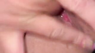 Horny BBW Wife Caught Fingering Pussy On Hotel Balcony