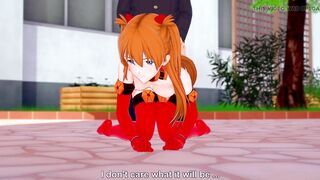 Asuka doggy style : Neon Genesis Evangelion Hentai Parody