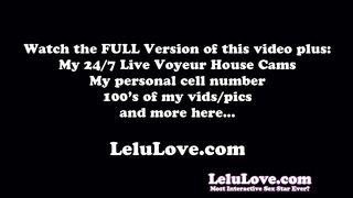 Behind The Scenes Vlog creampie squirt footjob virtual joi cuckolding panties joi - Lelu Love