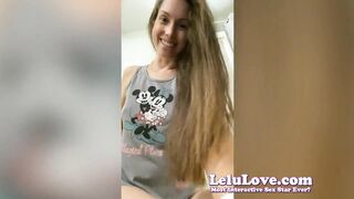 Behind The Scenes Vlog creampie squirt footjob virtual joi cuckolding panties joi - Lelu Love